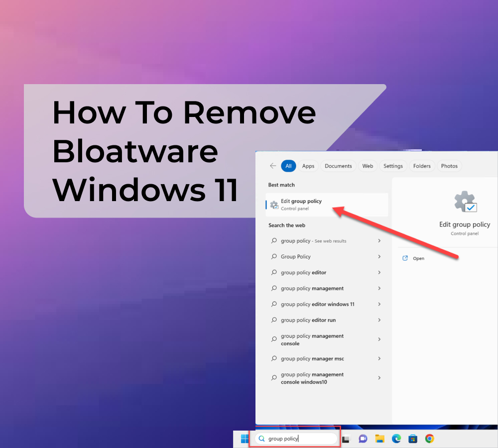 remove bloatware from Windows